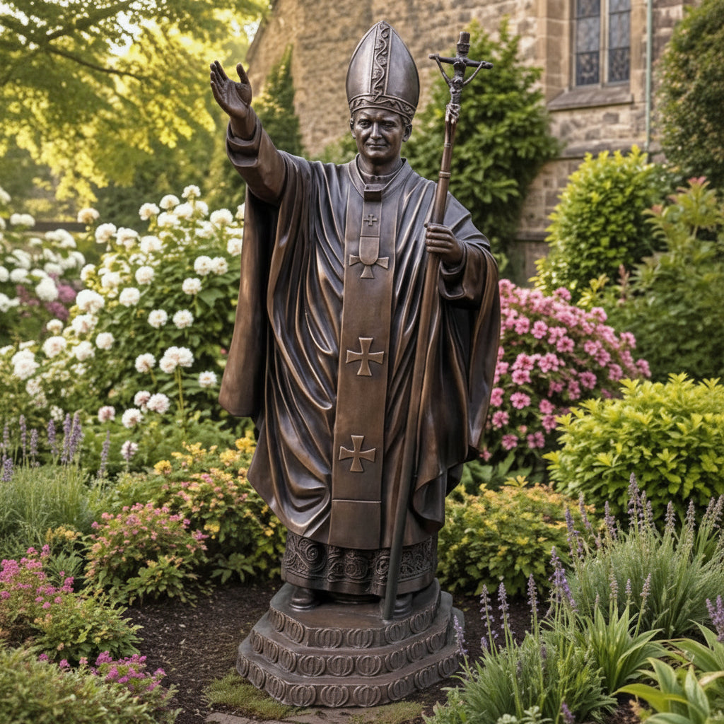 Bronze Statue of Pope John Paul II (TF46)