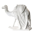 Life-Size Nativity Camel 82 inch statue, white finish