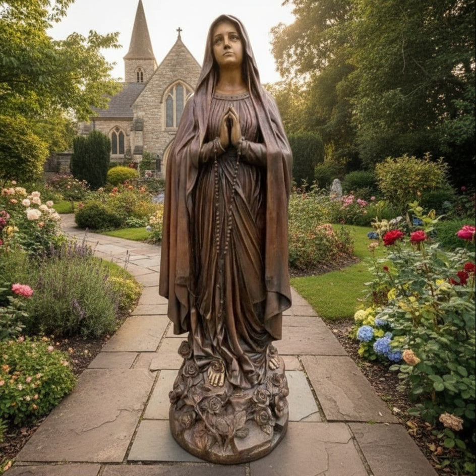 Bronze Statue of Mary, Our Lady of Lourdes