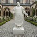 Large Marble Statue of St. Ignatius Loyola