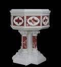Marble Baptismal Font "The Gloria", main view