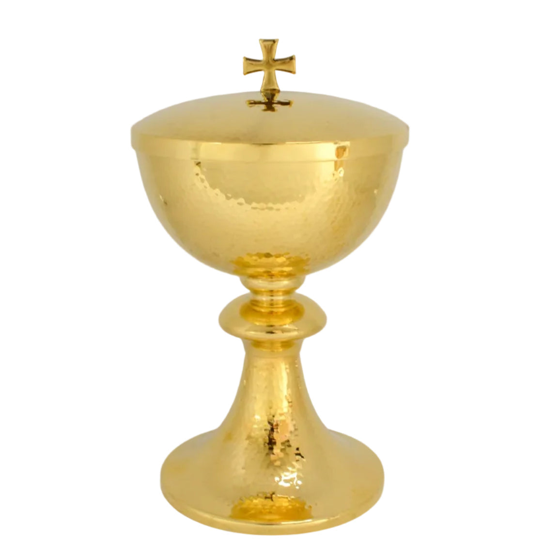 H-2000HGC Hammered Gold Marian Ciboria