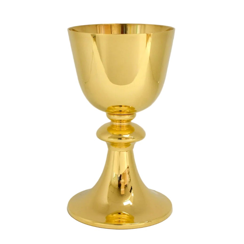 H-2000SG Smooth Gold Marian Communion Cup