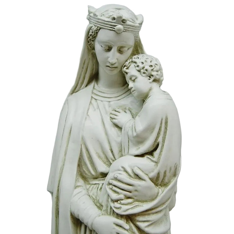 Fiberglass Statue of Mary with Child