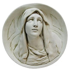Blessed Mother Mary Fiberglass Wall Plaque