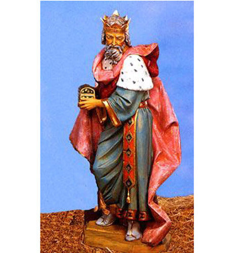 Nativity King Melchior 50 inch statue, color finish