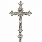 H-5NRSC-N Nickel Plated Processional Crucifix