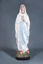 Our Lady of Lourdes statue, 64 inch, full color