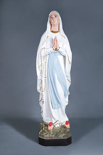Our Lady of Lourdes statue, 64 inch, full color