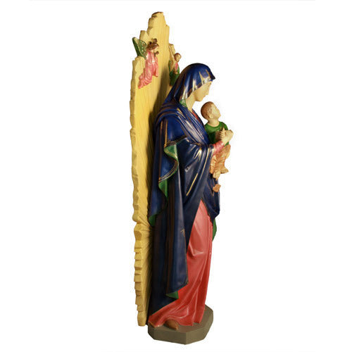 Our Lady of Perpetual Help statue with Sunburst, 73 inch, full color