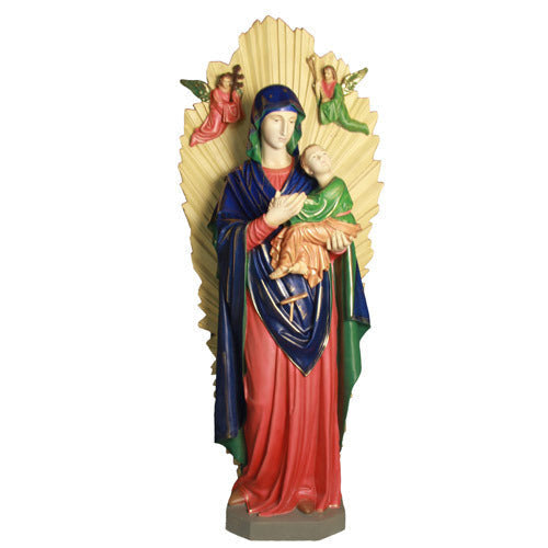 Our Lady of Perpetual Help statue with Sunburst, 73 inch, full color, view 2