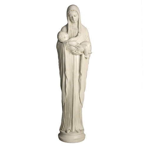 Our Lady of Providence statue, 60 inch, white fiberglass