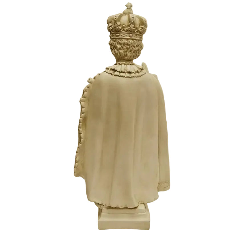 Fiberglass Infant of Prague Statue, 23" ht. (Uncolored)