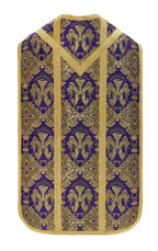Silk damask Roman chasuble, additional view