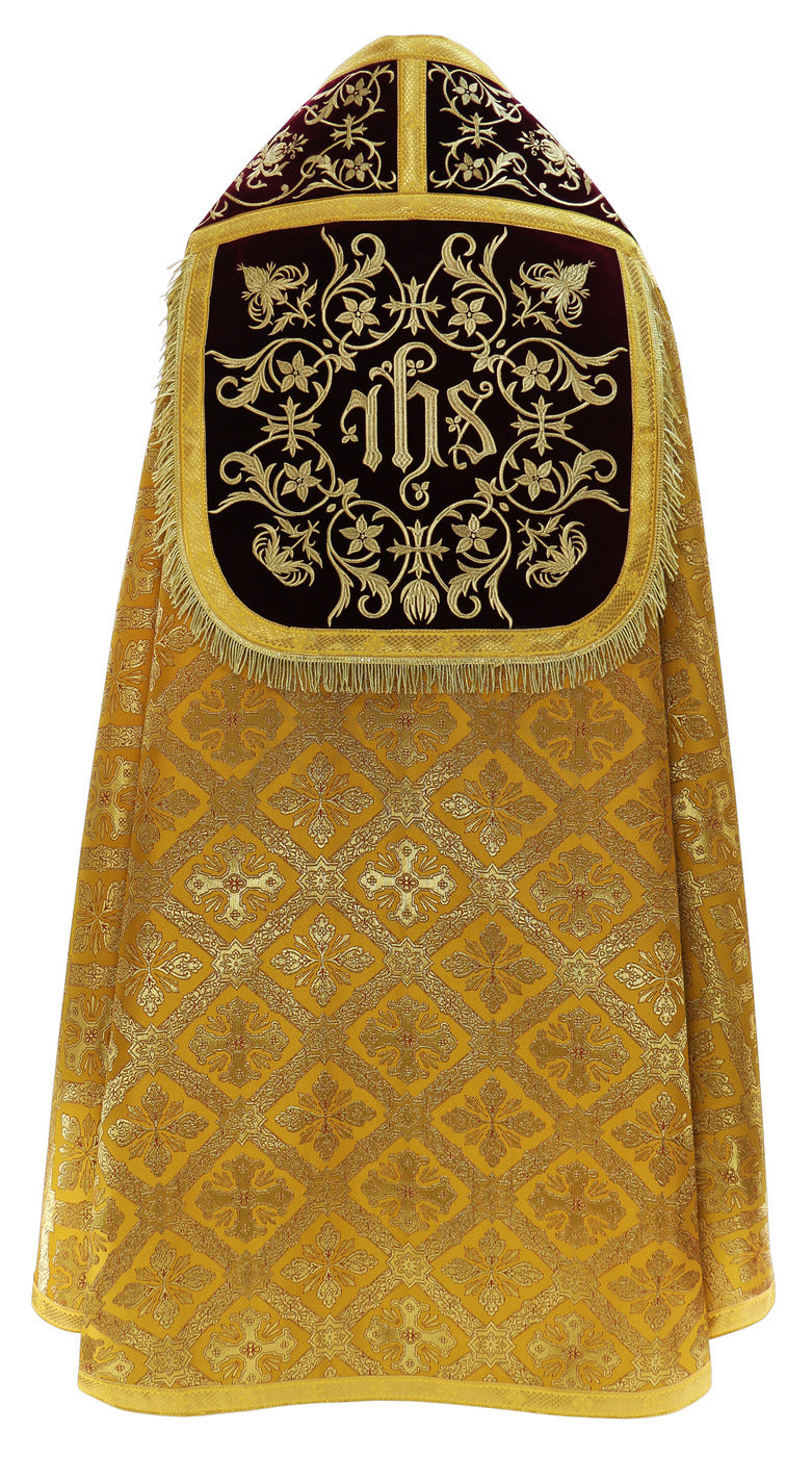 Roman Cope, gold/red, back