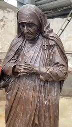 Mother Teresa in Real Bronze 72"