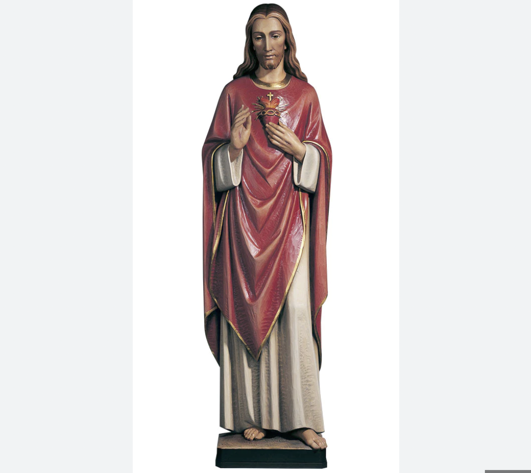 Sacred Heart Statue by Demetz J1