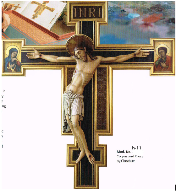 CORPUS AND CROSS BY CIMABUE