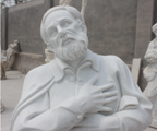 St Phillip Neri Carved Marble Statue 60" Fynders Keepers