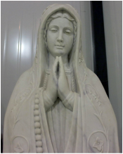Our Lady of Fatima G9 Carved Marble Statue Fynders Keepers
