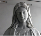 Our Lady of Grace Carved Marble Statue 6ft