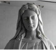 Our Lady of Grace Carved Marble Statue 6ft