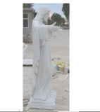Welcoming Christ Carved Marble Statue M 1447 Fynders Keepers