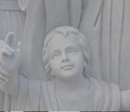 Holy Family 6ft Carved Marble Statue M4575