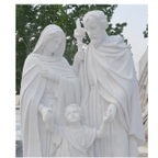 Holy Family 6ft Carved Marble Statue M4575