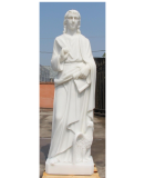 St John the Evangelist Carved Marble Statue 6ft M57578