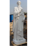 St Paul Carved Marble Statue  79" M14159