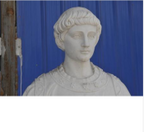 St Lawrence Carved Carved Marble Statue 74" M4215