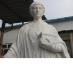 St Lawrence Carved Carved Marble Statue 74" M4215