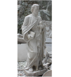 St Peter Carved marble Carved Marble Statue 71" Ma2557