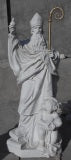 St Augustine 48" tall Carved Marble Statue M145751
