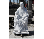 St Vincent De Paul Carved Marble Statue 5ft Fynders Keepers