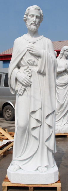 St Peter Marble Statue 71" M157 Fynders Keepers