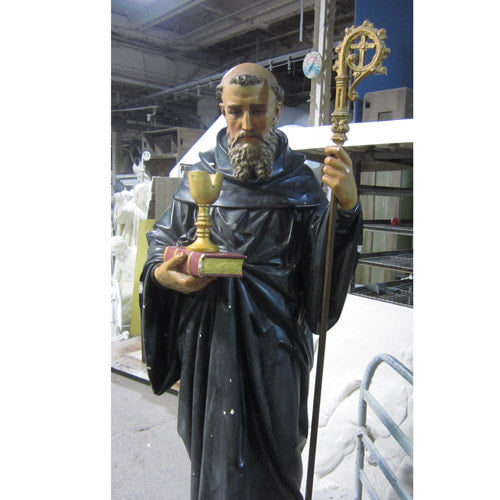 St Benedict Statue 68" Fynders Keepers
