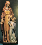 St Anne and Child  Statue 59"