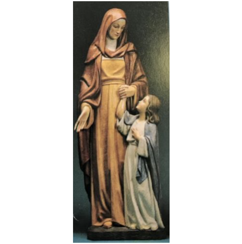 St Anne and Child  Statue 59"