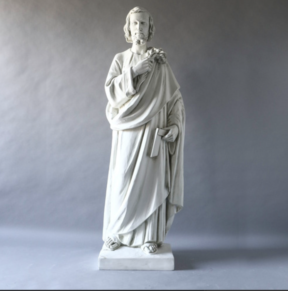 St Joseph w/ Lillies Statue 36"