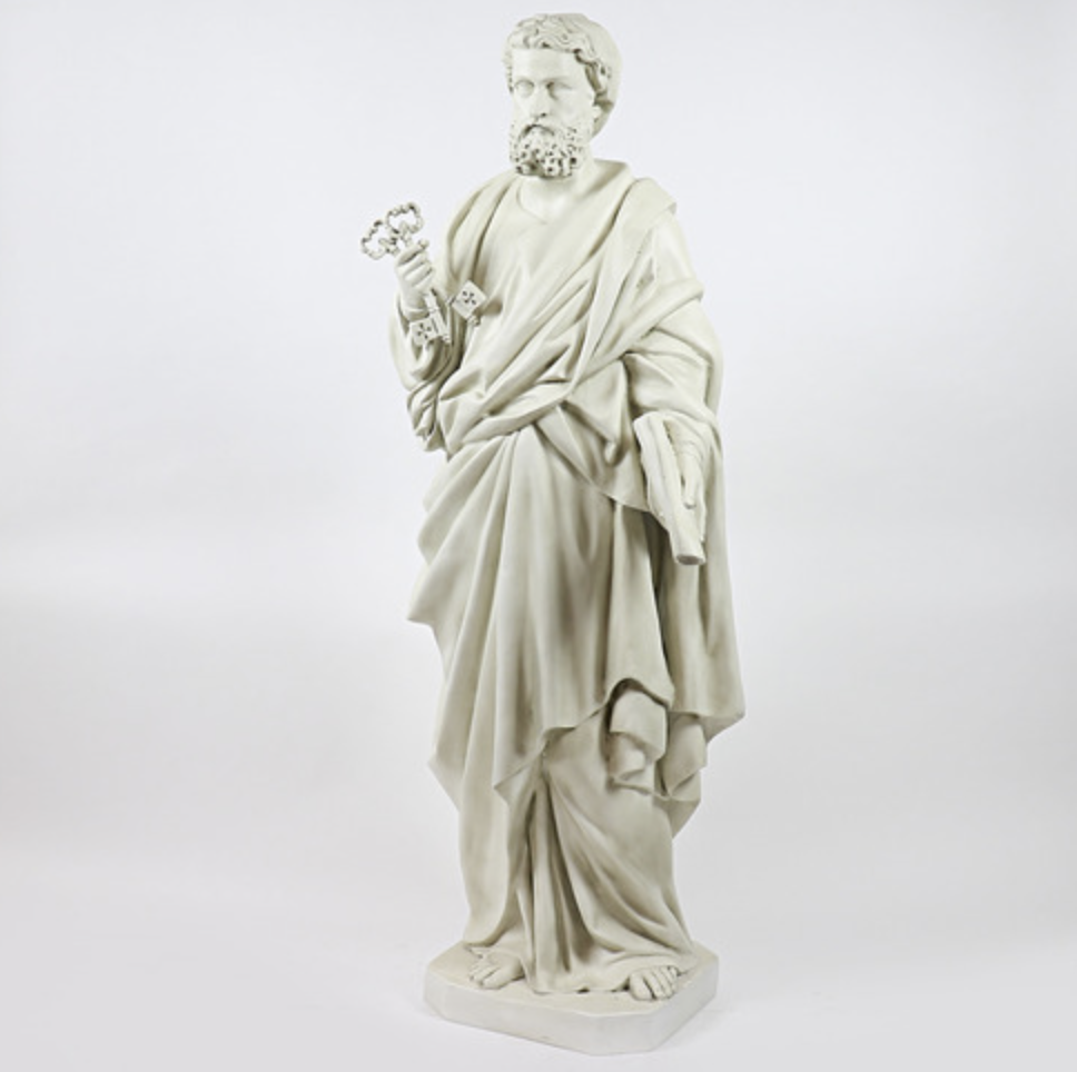 St Peter Statue 63" Fynders Keepers
