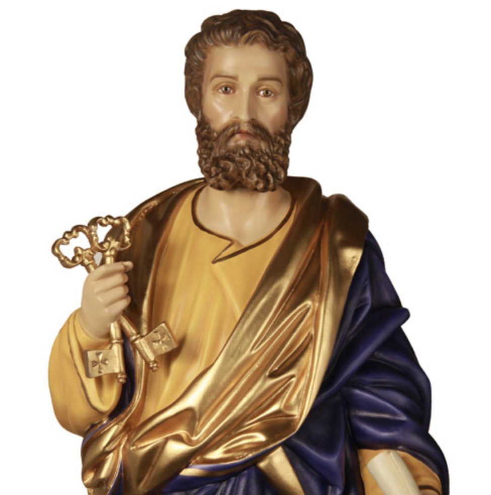 St Peter Statue 63" Fynders Keepers