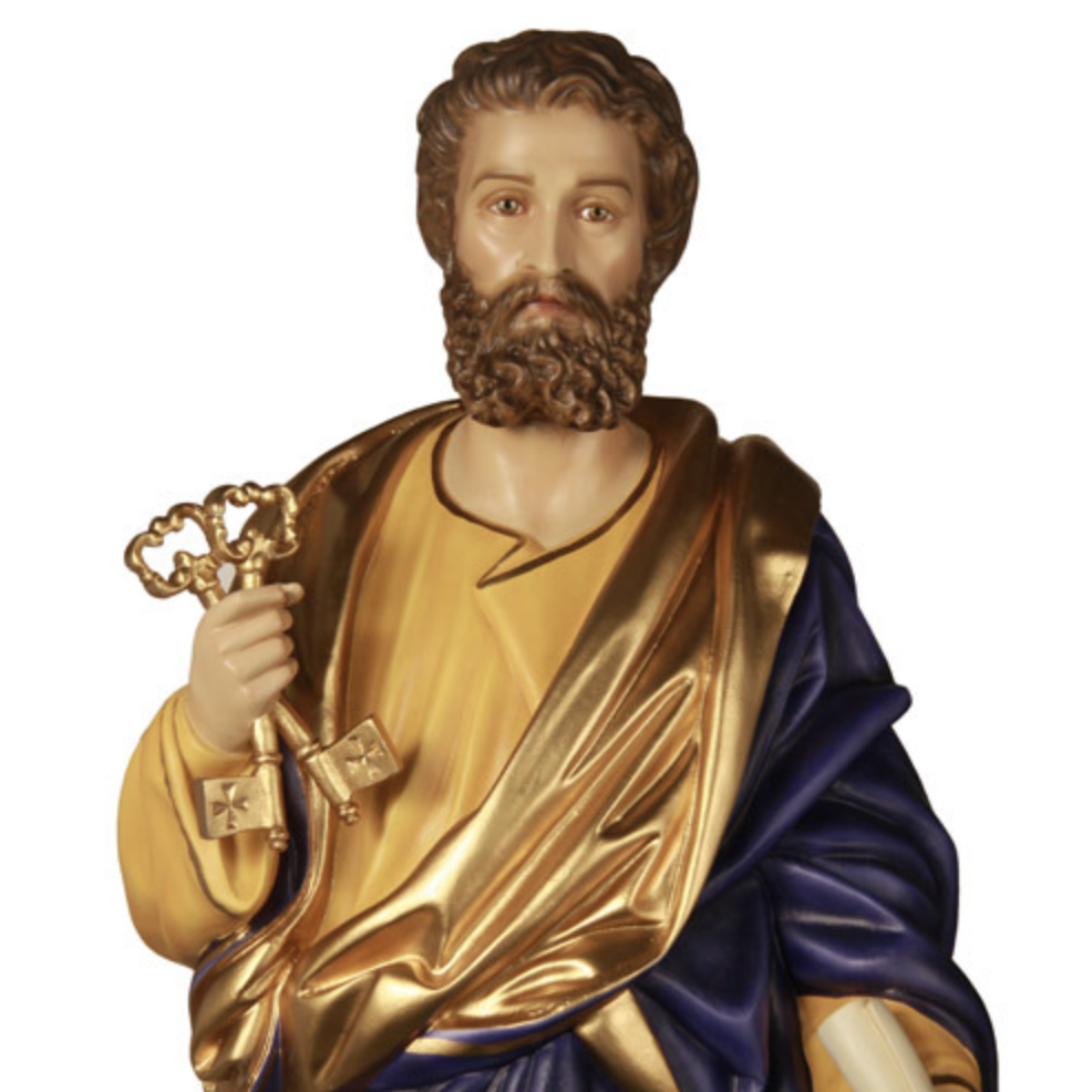 St Peter Statue 63" Fynders Keepers