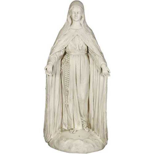 Our Lady of the Rosary Statue 49"