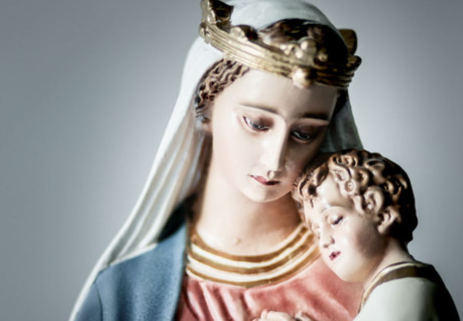 Mary and Child Statue 25" Fynders Keepers