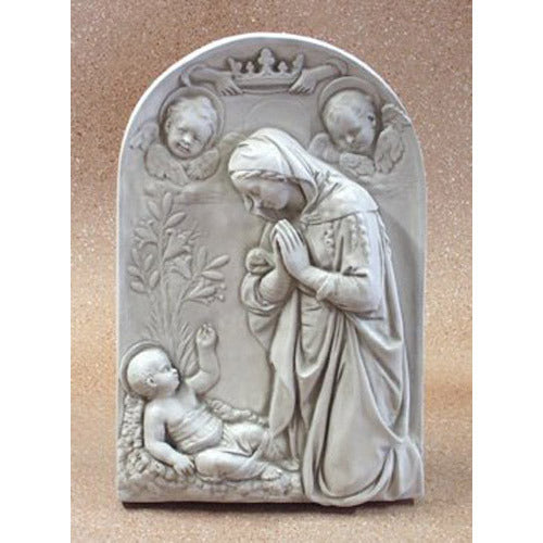 Mary and Child Relief 25" w/ cherubs