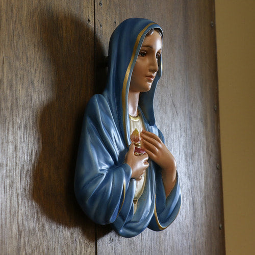 Immaculate Heart of Mary Plaque 12"