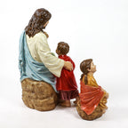 Jesus w/ Children Statue 34"