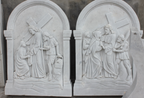 Stations of the Cross real carved Marble  model no m1